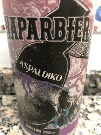 Naparbier Aspaldiko double ipa