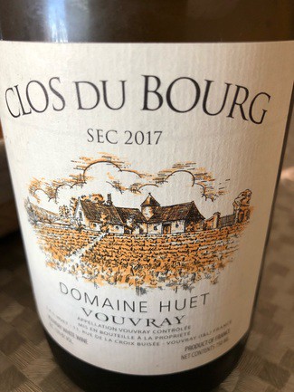 Clos du Bourg Domaine Huet Vouvray sec 2017