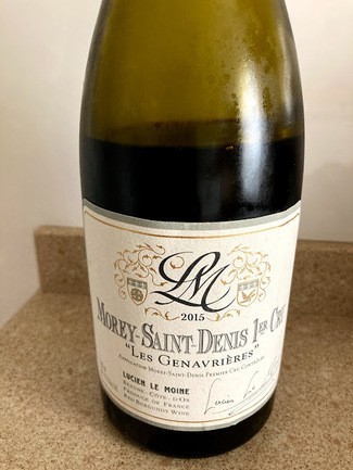 Lucien Le Moine morey saint denis primer cru les genavrieres 2015