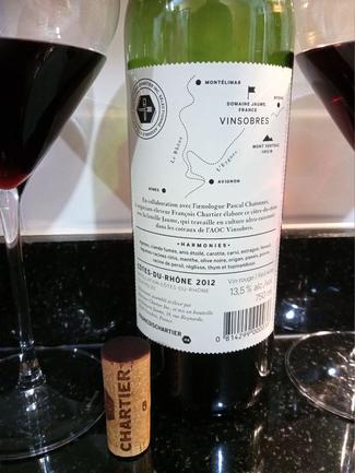 Chartier Côtes-Du-Rhône 2012, AOC Côtes-Du-Rhône