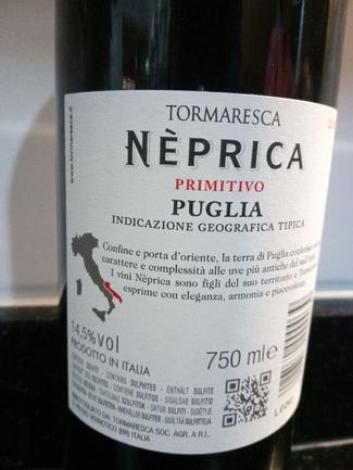 Nèprica 2018, Puglia