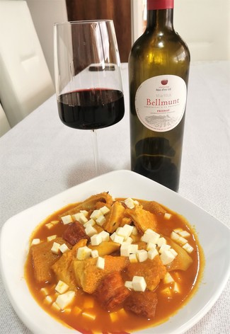 Con los callos con chorizo