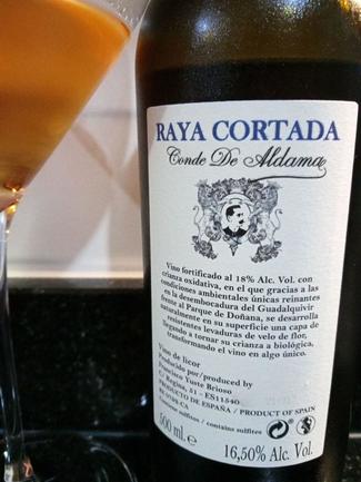 Raya Cortada Conde de Aldama, Bodegas Yuste, Sanlúcar de Barrameda