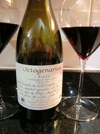 Octogenarius 2014, DO Ca Rioja