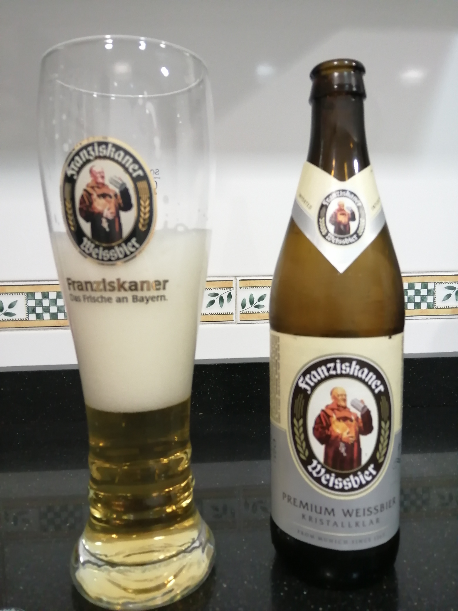 Cerveza Franziskaner Weissbier Kristallklar