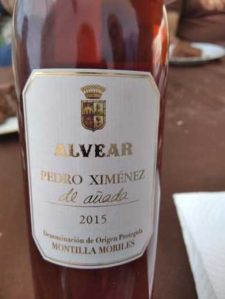 Alvear Pedro Ximenez de Añada 2015