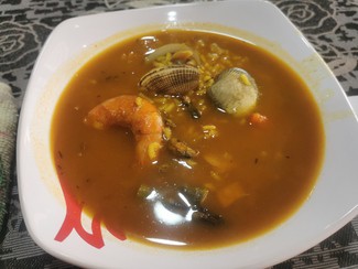 El caldosito de langostinos