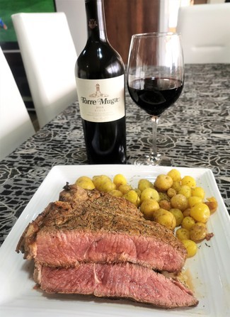 Con el Porterhouse steak de 850 grs