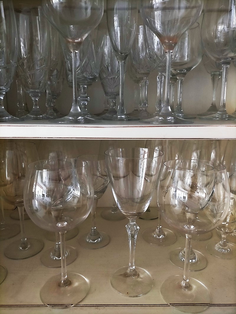 Vitrina de copas de vino