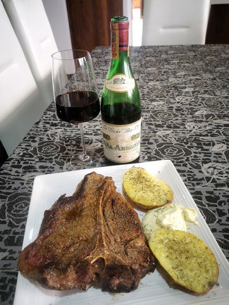 Con el Porterhouse steak de 960 grs