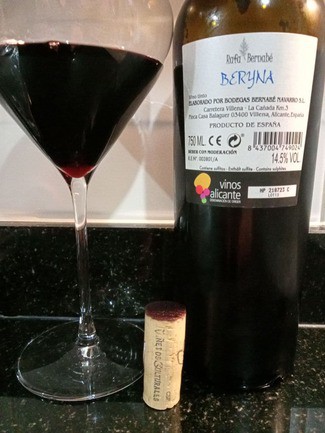 Beryna 2013, DO Alicante