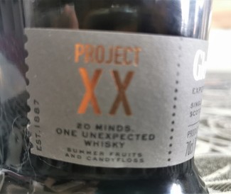 Project XX. "20 minds, one unexpected whisky."