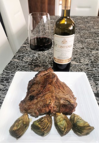 Con el Porterhouse steak de 800 grs
