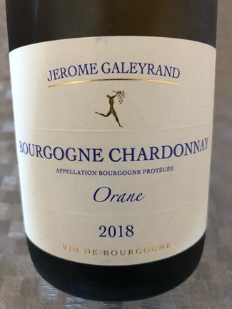 Jérôme Galeyrand Orane Chardonnay 2018