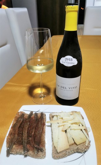 Con la torraeta de anchoas de Santoña y la tosta de Flor de Esgueva