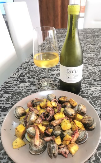 Con el pulpo y las almejitas