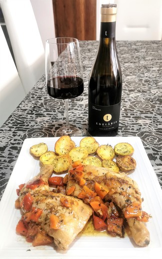 Con el pollo a la cerveza