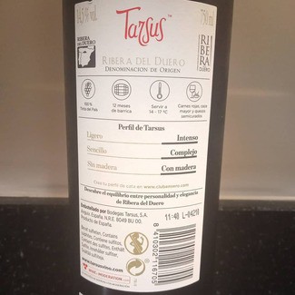 Quinta de Tarsus Crianza 2016, DO Ribera del Duero