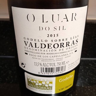 Pago de los Capellanes O Luar Do Sil Godello Sobre Lías 2015, DO Valdeorras