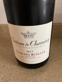 Château de Chamirey Mercurey Rouge 1er Cru Clos des Ruelles Monopole 2017