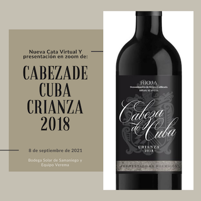 Presentación nuevo proyecto Bodegas Solar de Samaniego:  Solar de Samaniego Cabeza de Cuba 2018