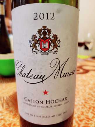 Chateau musar 2012