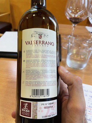Valserrano Reserva 2016