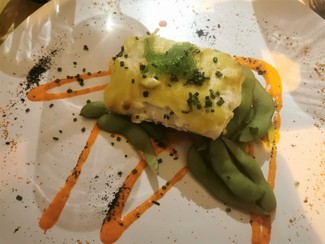 Con el bacalao gratinado