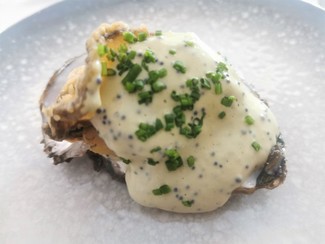 La Ostra frita y gratinada
