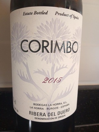 Corimbo 2015, DO Ribera del Duero