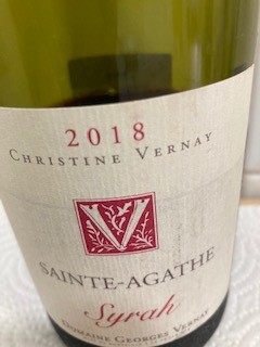Domaine Georges Vernay Sainte-Agathe Côtes-du-Rhône Syrah 2018