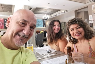 Con la familia