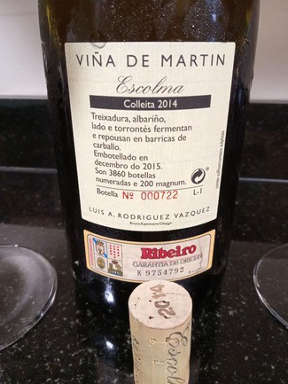 Viña de Martín Escolma 2014, DO Ribeiro