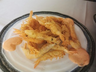Gambas cristal de Santa Pola