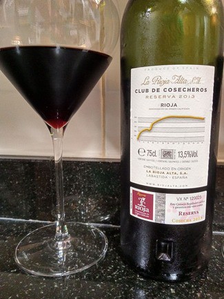 Club de Cosecheros La Rioja Alta Reserva 2013, DO Ca Rioja