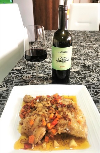 Con el pollo a la cerveza