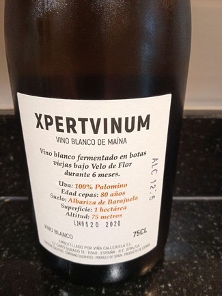 Xpertvinum Vino Blanco de Maína 2019