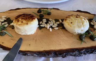 Queso de Balanchares gratinado