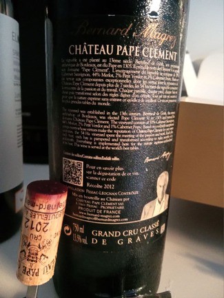Château Pape-Clement Grand Cru Classé De Graves 2012, Péssac-Leognan