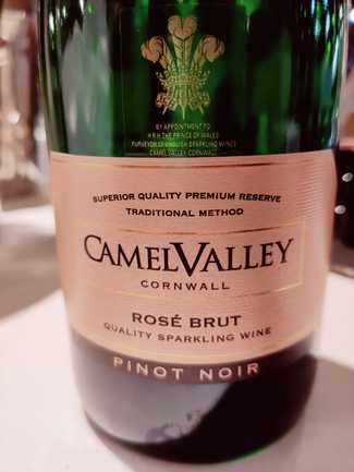 Camel Valley Cornwall Rose brut