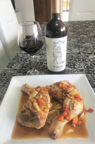 Con el pollo a la cerveza