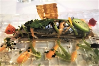 La lasaña de boquerones y berenjenas