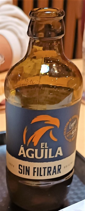 El Águila lager sin filtrar