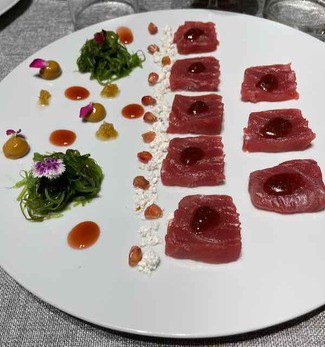 Sashimi de atún