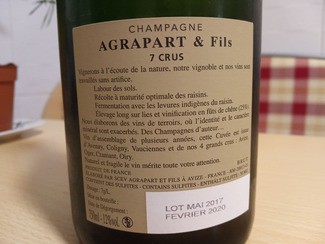 Agrapart & Fils 7 Crus Brut à Avize, AOC Champagne