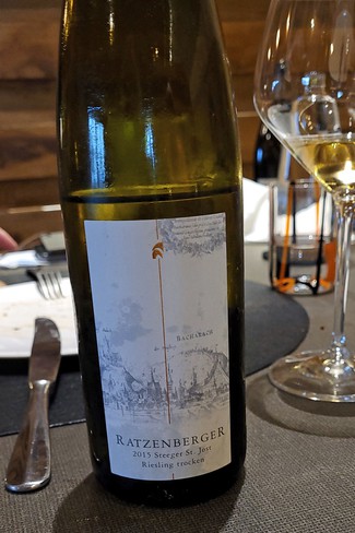 Ratzenberger  2015 Stteger St Jost Riesling Trocken