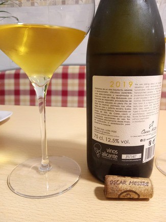 Insurrecte Oscar Mestre Moscatel Viñas Viejas 2019