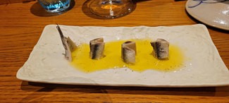 Boquerones marinados