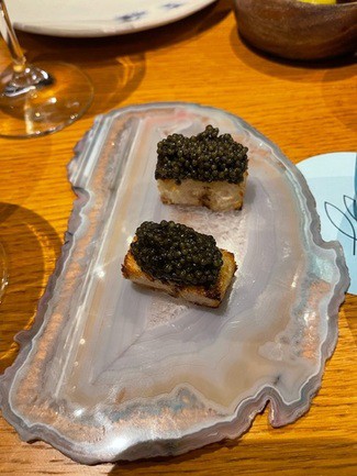 Tostada caviar