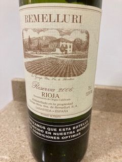 Remelluri reserva 2006